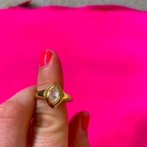 GlamRocks Marquise Signet Ring
